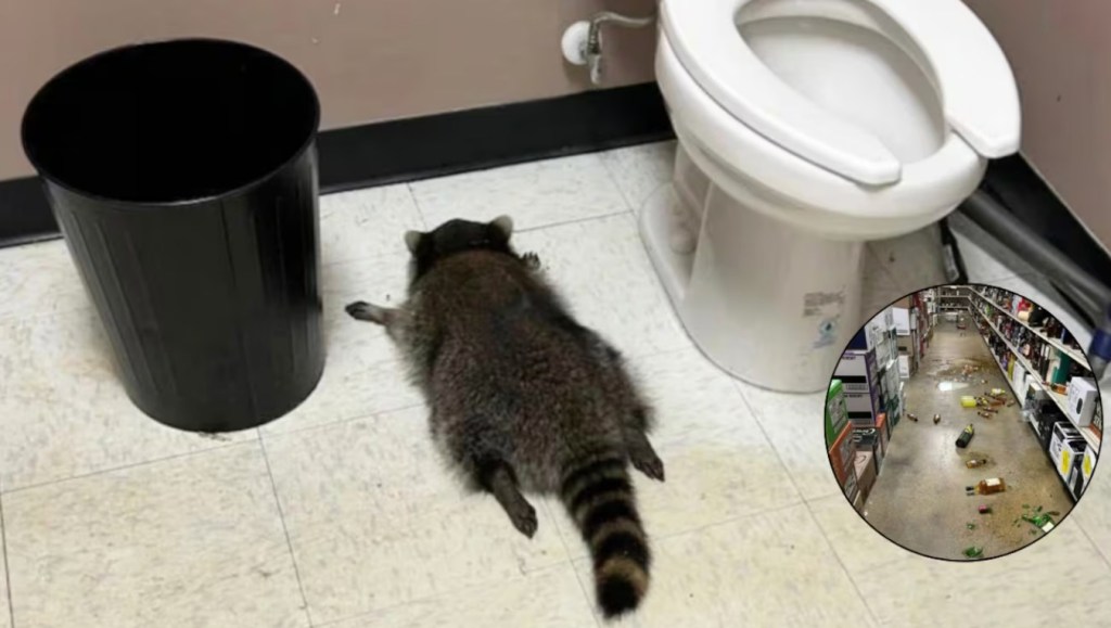 La peculiar intrusión en una licorería que terminó con un animal ebrio en el&nbsp;baño.